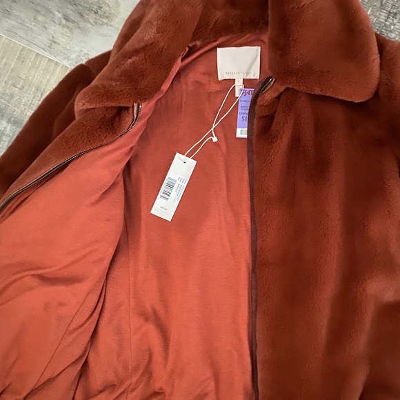 Rebecca Taylor NWT Fur Bomber Jacket - Picture 3 of 7